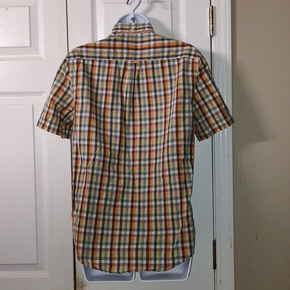 GAP factory classic fit multicolor button down  plaid  shirt   Sz XS - Picture 4 of 5
